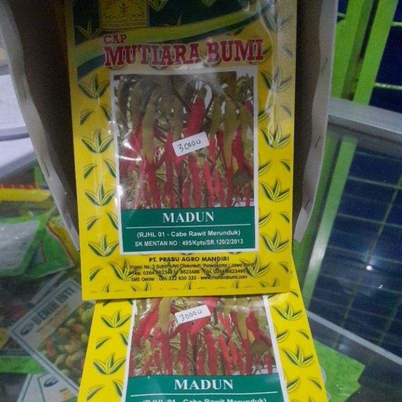 benih cabai rawit MADUN isi 10 gram