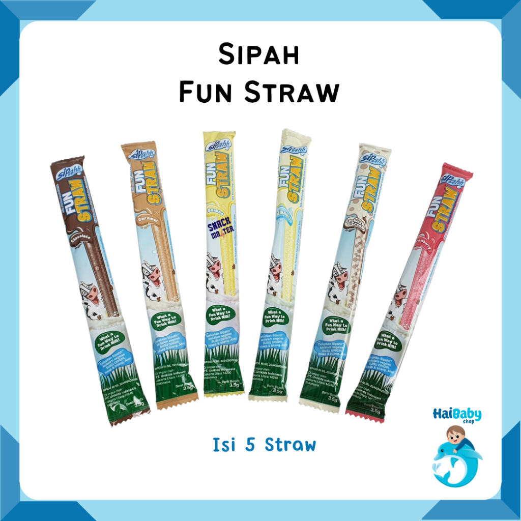 

Sipahh Fun Straw isi 5pcs