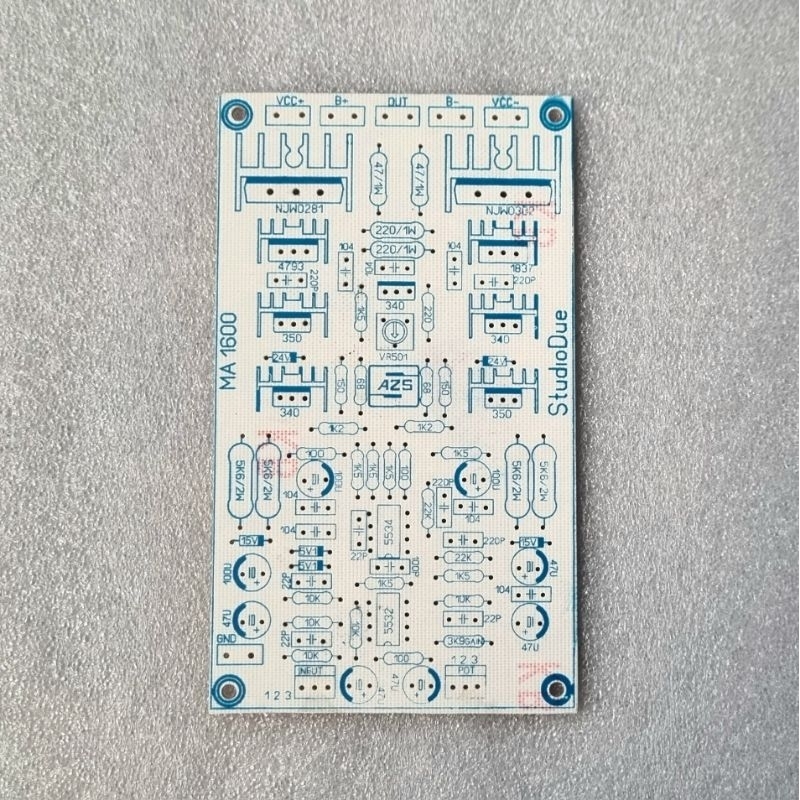 PCB Power Clone Build Up MA1600 Studio DUE Clarity Fiber