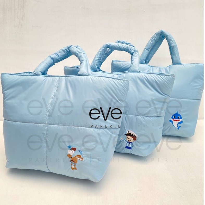 

Souvenir Puffy Bag Ready Stock | Tas Ultah Anak | Souvenir Baby