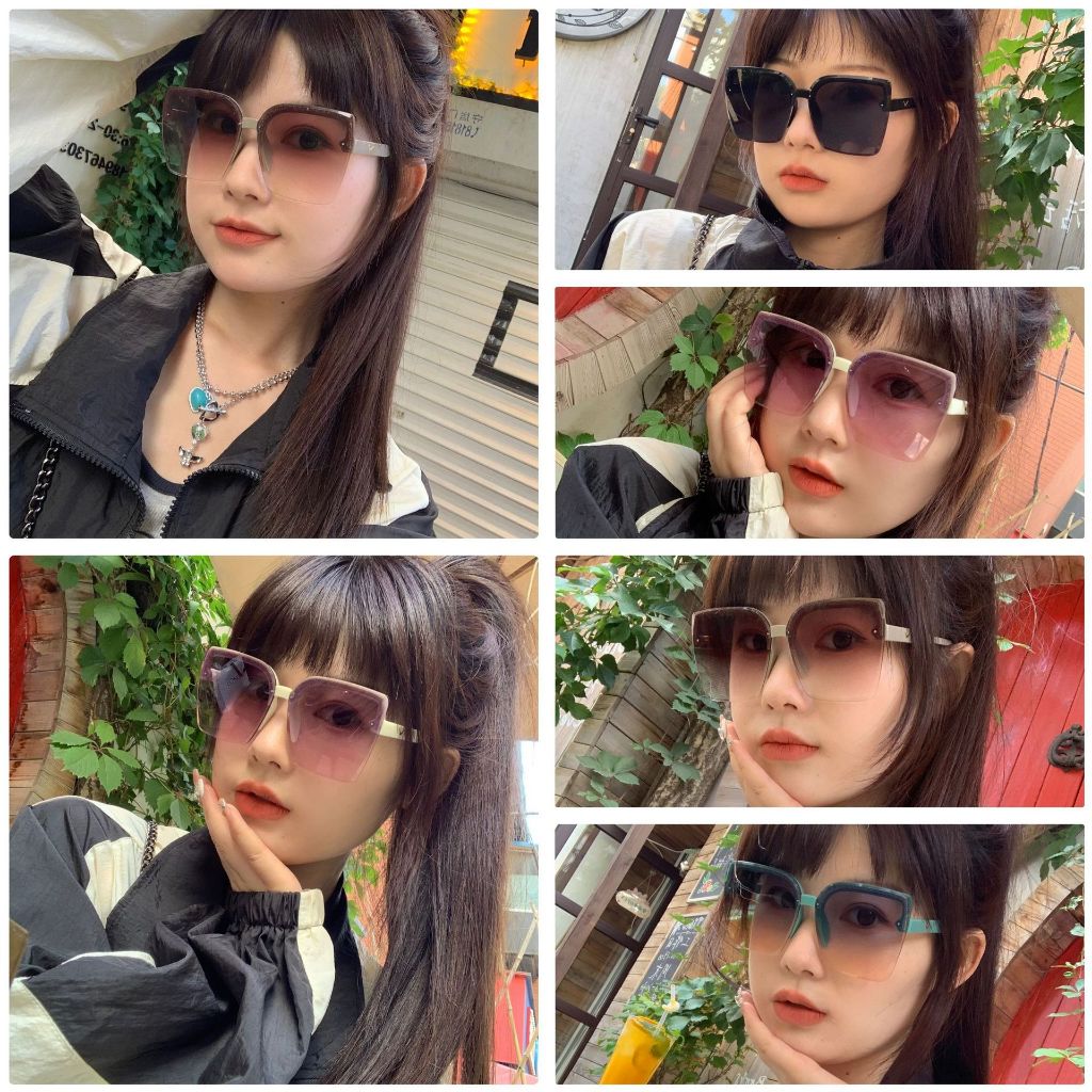 Sunglasses Kacamata Hitam Titanium Kotak Wanita Sunglasses New Arrival Import Kacamata Fashion