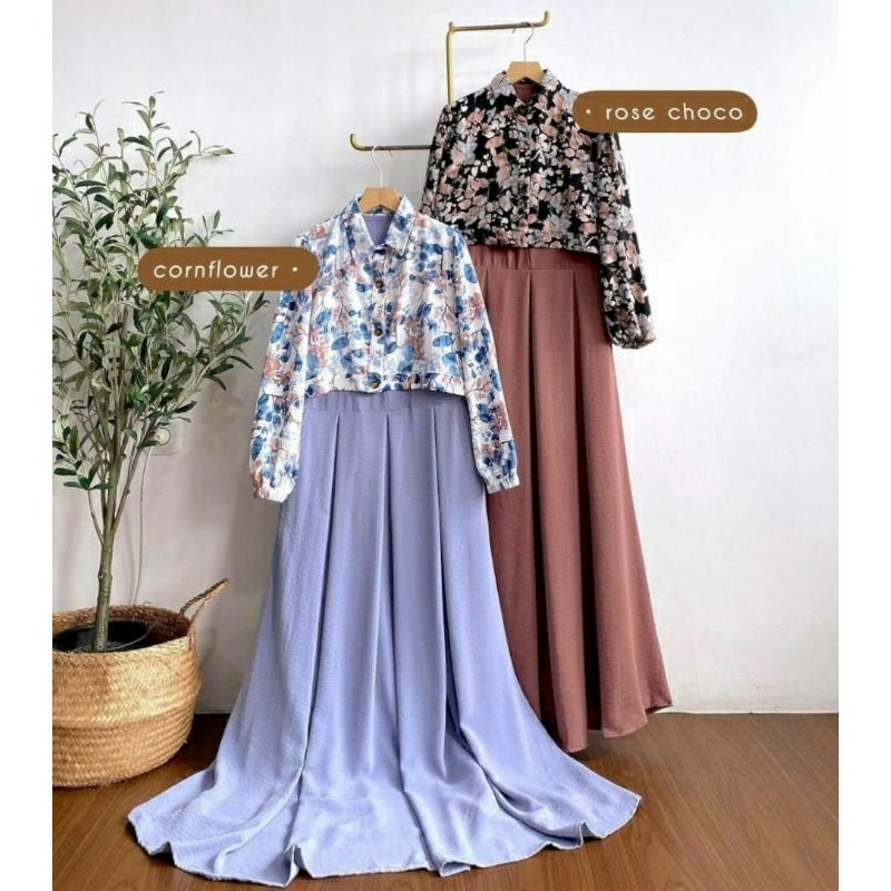 NEW RINARA SET OUTER VIRAL DRESS BLEZER PISAH DRES OUTER TERLARIS KEKINIAN