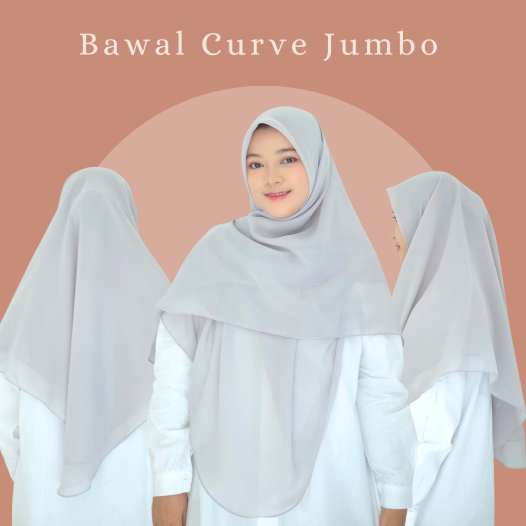 BAWAL CURVE JUMBO HIJAB MALAYSIA
