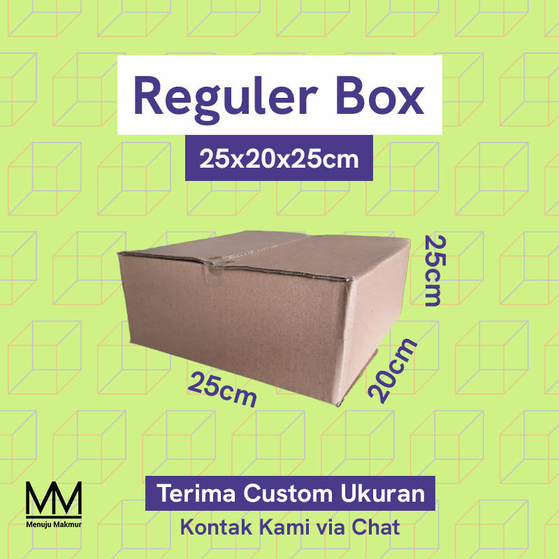 

Kardus Box Dus Polos Coklat Baru 25 X 20 X 25 CM