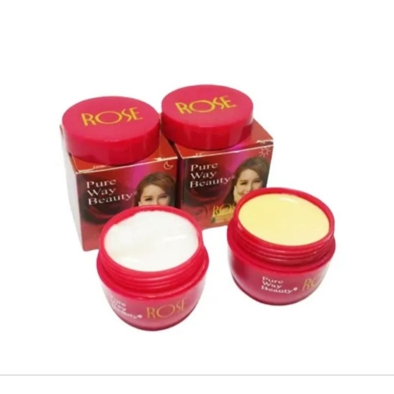 Pure Way Beauty Rose Cream BPOM - Cream Rose Pure Way Beauty Cream Siang Malam