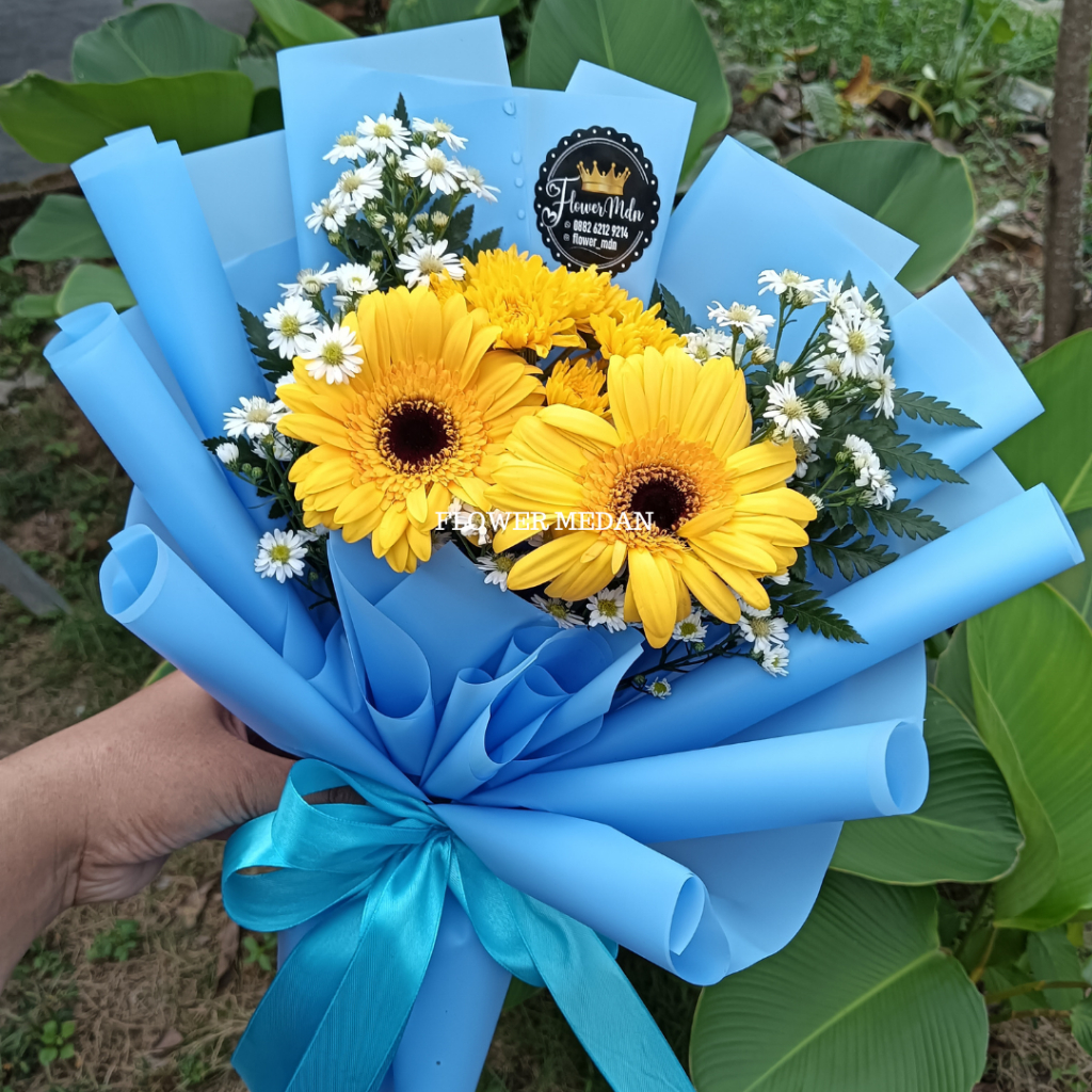 flower medan buket bunga valentine wisuda murah bunga mawar asli kado ulang tahun anniversary buket 