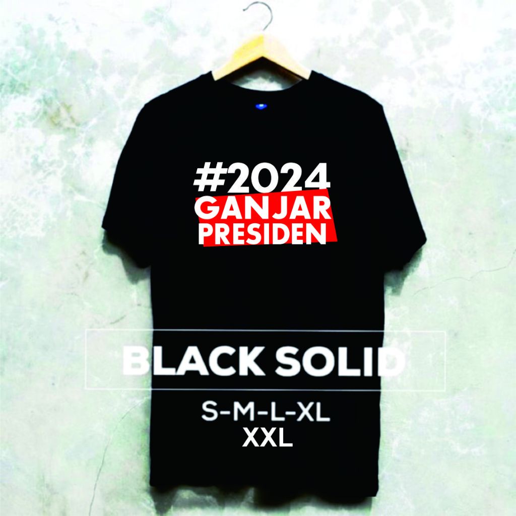 Kaos Partai || Kaos Ganjar || Kaos Ganjar Pranowo || Kaos 2024 Ganjar President // RELAWAN GANJAT //