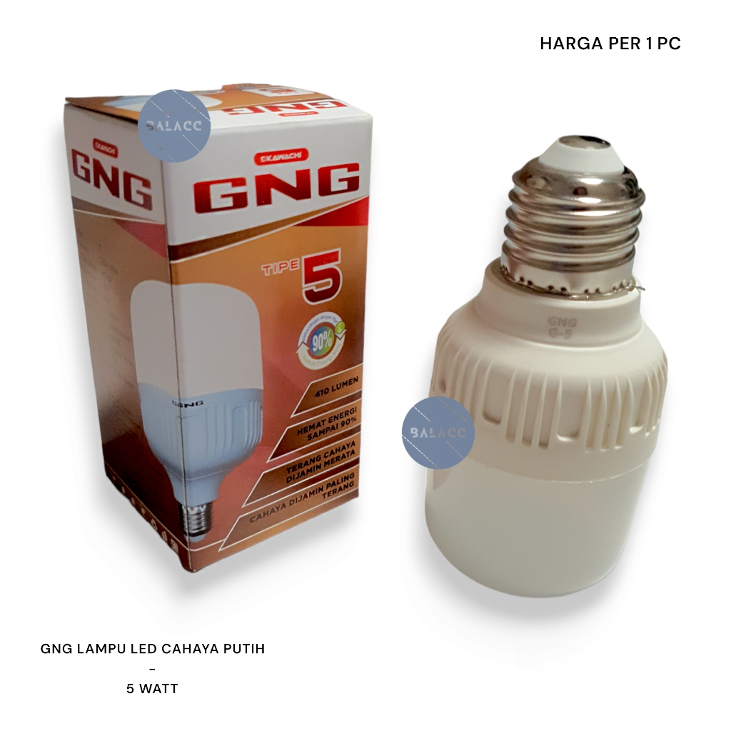 LAMPU LED GNG 5 WATT KAWACHI SUPER TERANG
