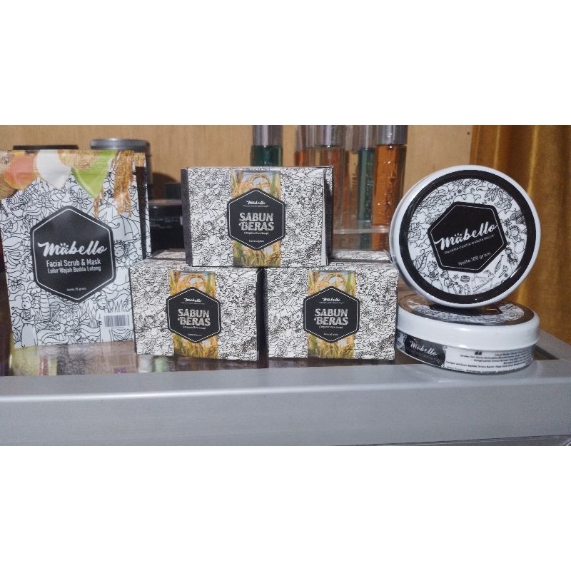 LULUR MABELLO/SABUN MABELLO BERAS HITAM