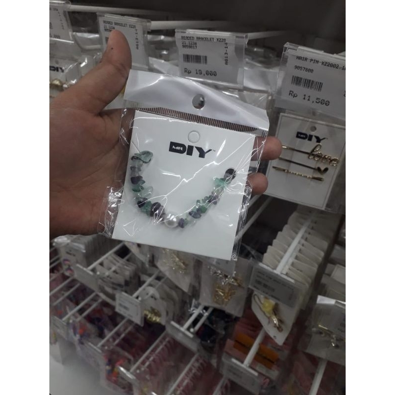 Gelang manik MR DIY