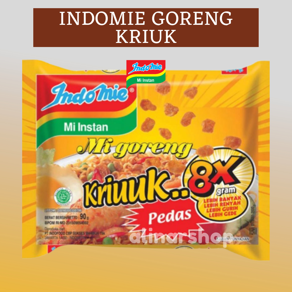 

INDOMIE Mie Goreng Pedas Kriuk 90gr