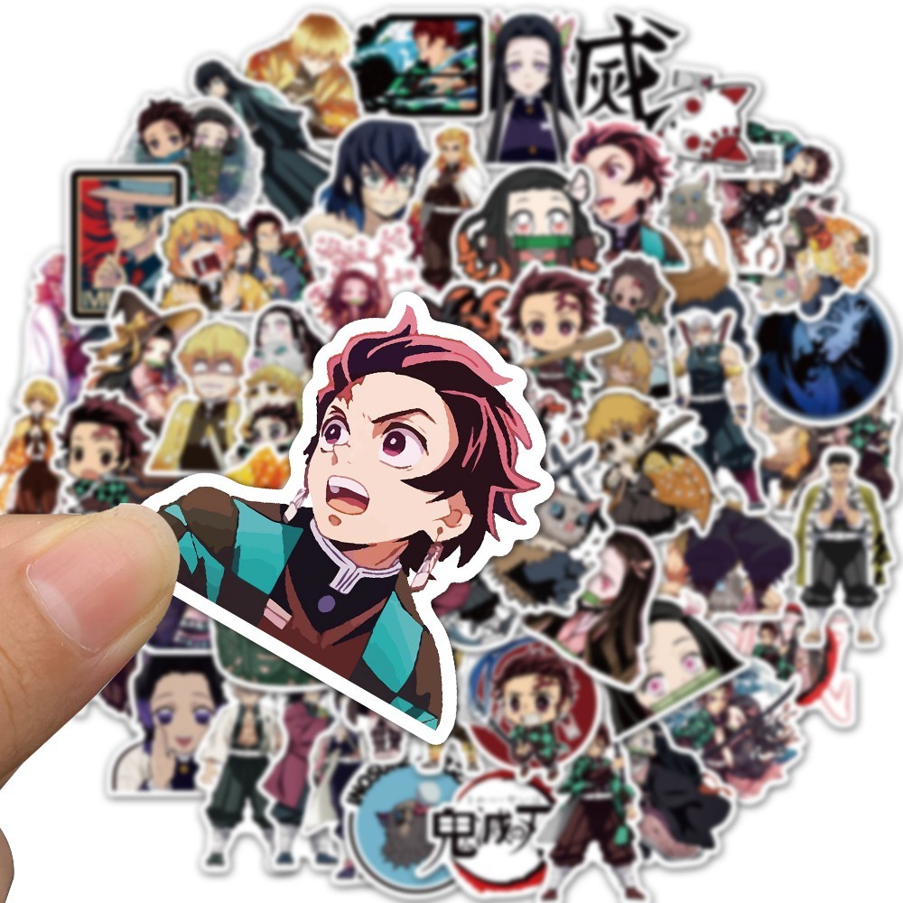 

stiker anime Demon slayer 1 pcs