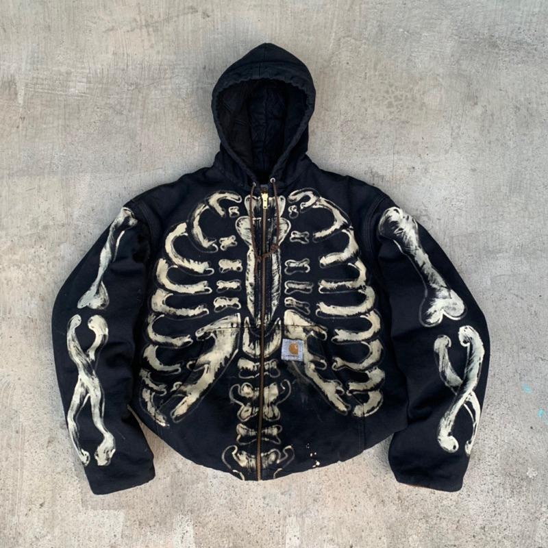 carhartt Active jacket custom paint Golden size duck canvas