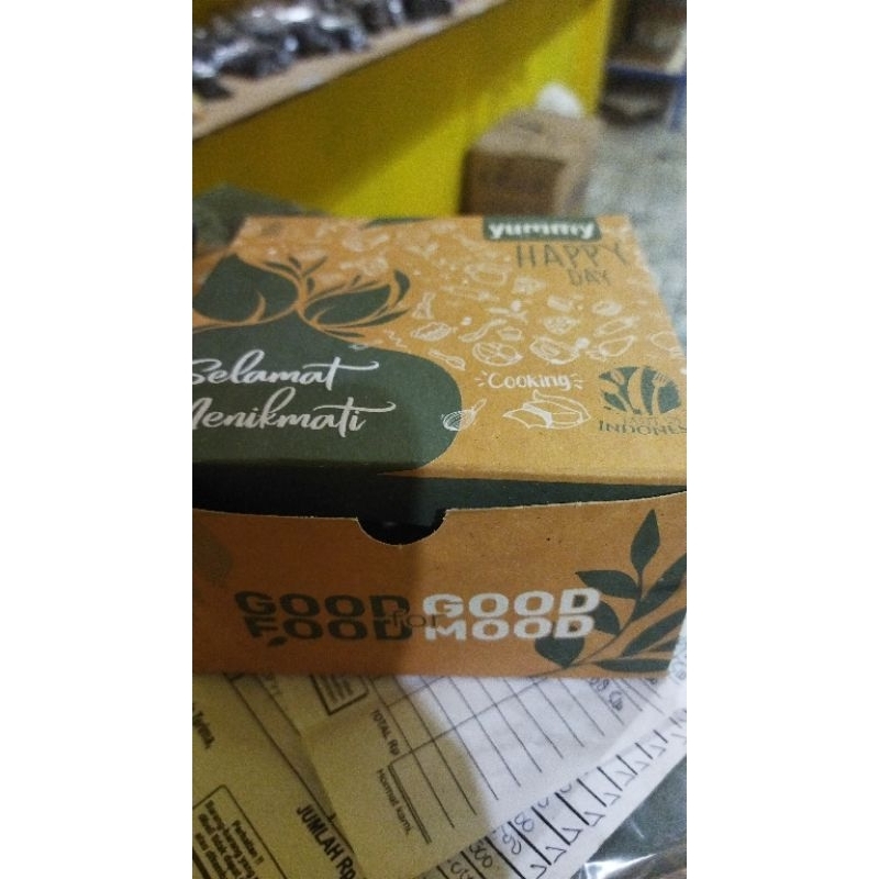 

box Snack ukuran 12 x12