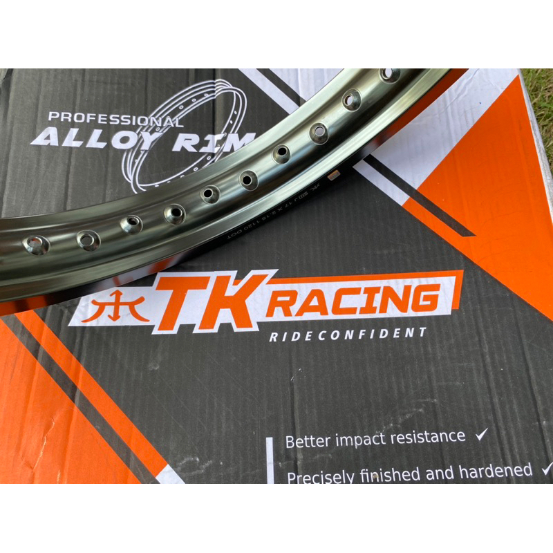 VELG TK RACING TITANIUM GREY UKURAN 215 ring 17 VELEG PELEK TK RACING TITANIUM GREY UKURAN 215 ring 