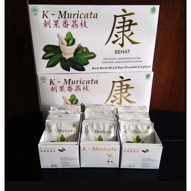 K-MURICATA Herbal Untuk Kanker isi 30 Sachet Original Asli KMURICATA