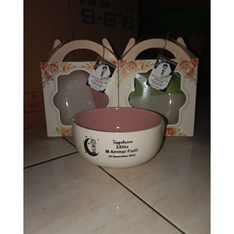 Souvernir Murah Kramik Mangkok Gelas