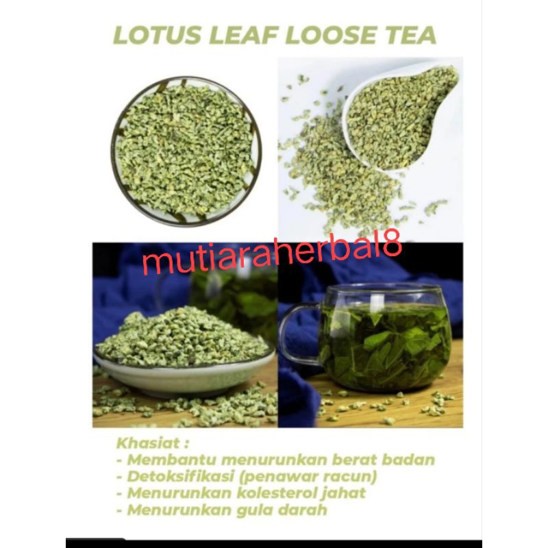 

Lotus Leaf Tea / Dried Lotus Leaf Tea/Teh daun teratai Leaf Tea/Teh Daun Teratai Kering 250g