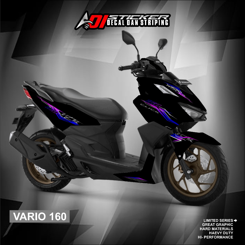 Sticker Striping Vario 160 Sticker Transparan Vario Sticker vario 160 AOI-181
