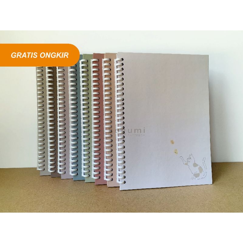 

Notebook Binder B5 Estetik / Loose leaf garis 50 lembar bisa direfill