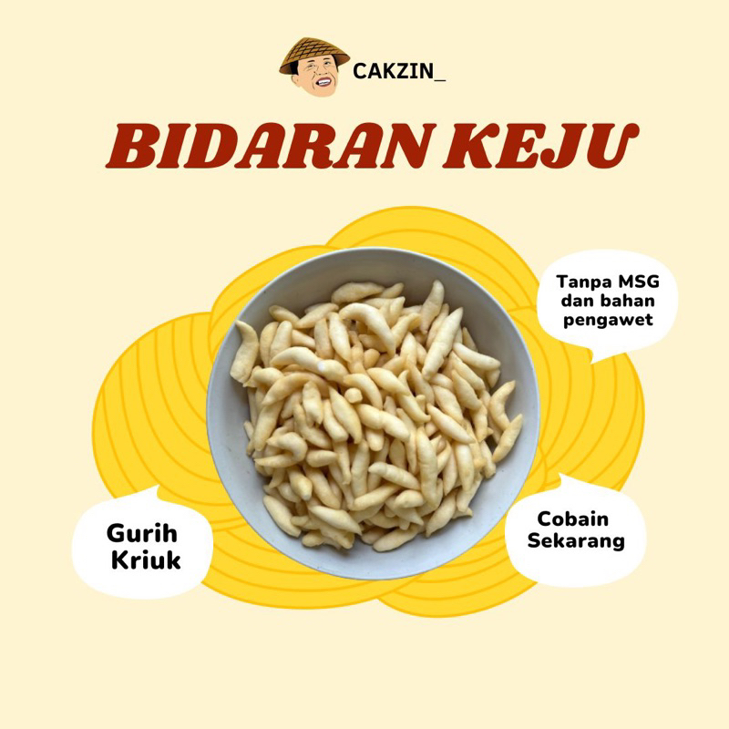 

BIDARAN KEJU 250gr
