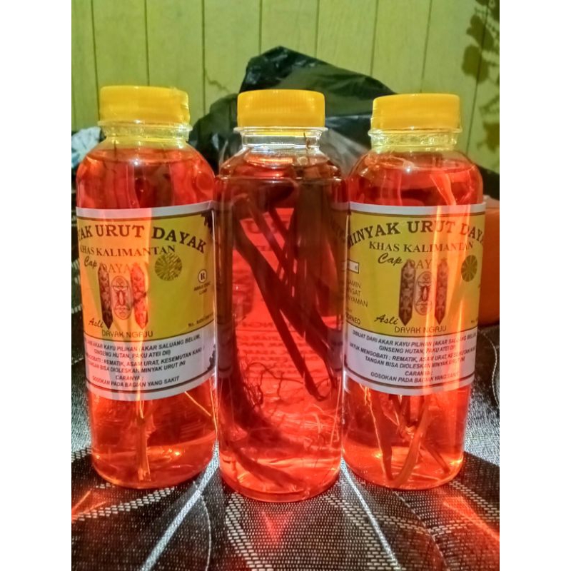 MINYAK URUT DAYAK. MINYAK URUT DAYAK IBU IDA. MINYAK URUT DAYAK PERISAI BORNEO ASLI 250ml