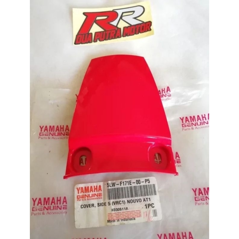 cover tutup sambungan body bodi belakang original ori yamaha nouvo lele sporty merah original 5LW