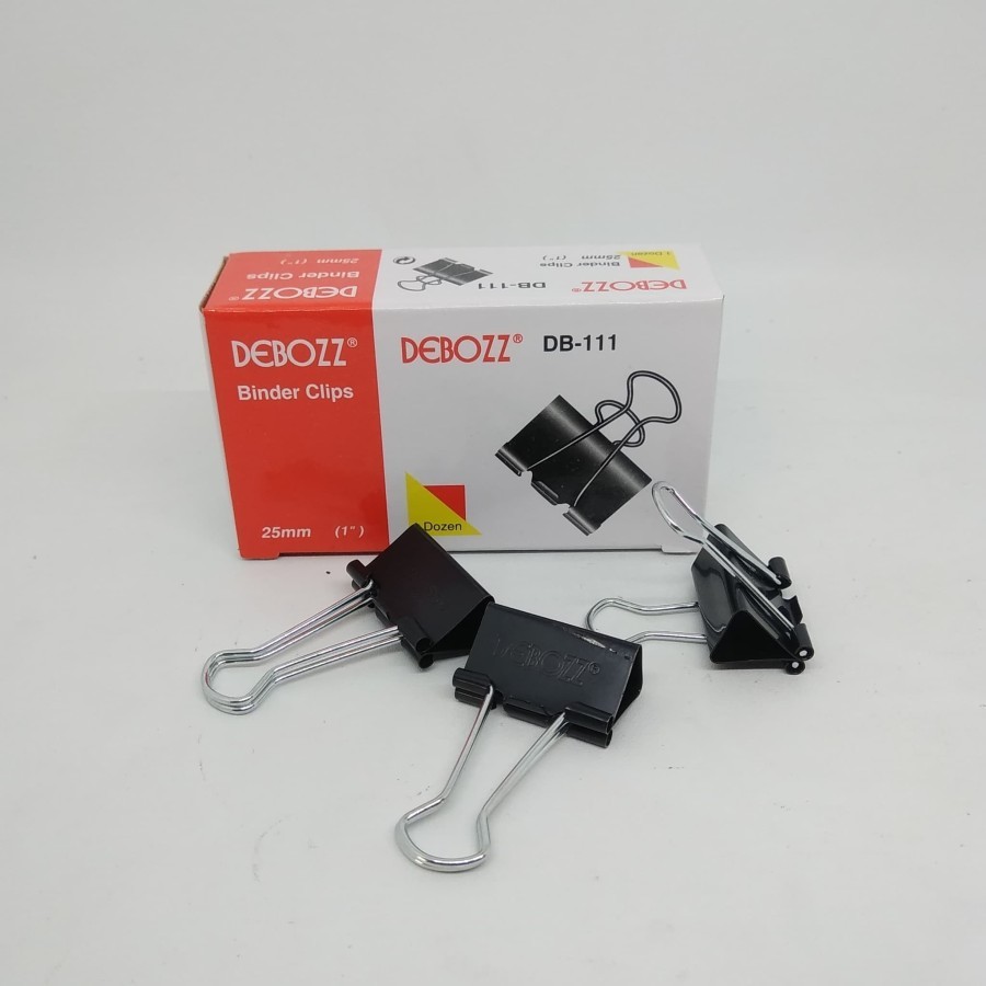 

Binder Clip Deboz DB-111 Kantor SEkolah / Peenjepit Kertas Klip Kertas