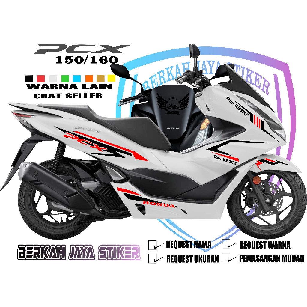 STICKER MOTOR PCX,CUTTING STICKER PCX,STICKER PCX