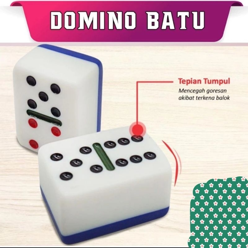 Domino Batu/Dam Batu/Gaple Batu Tebal