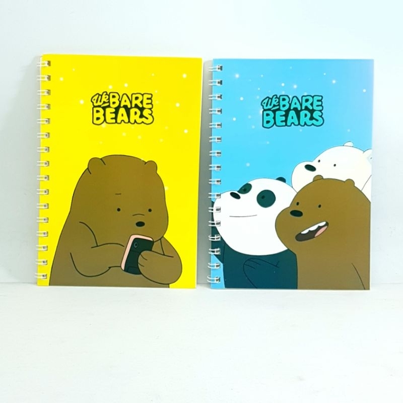 

Notebook Spiral / Buku Catatan Ring A5 Motif Bears 60-601