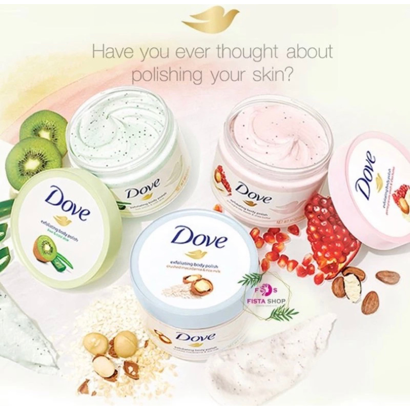 DOVE Exfoliating body polish scrub