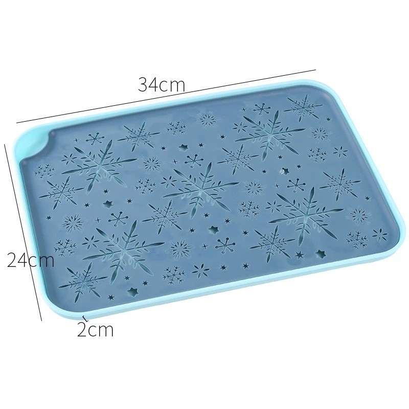 MH - nampan plastik 2 lapis pengering - tray gelas - tirisan serbaguna NP02