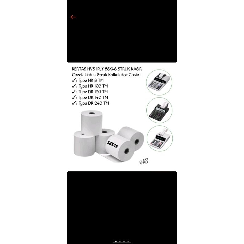 

Kertas Kasir HVS UK.58x48
