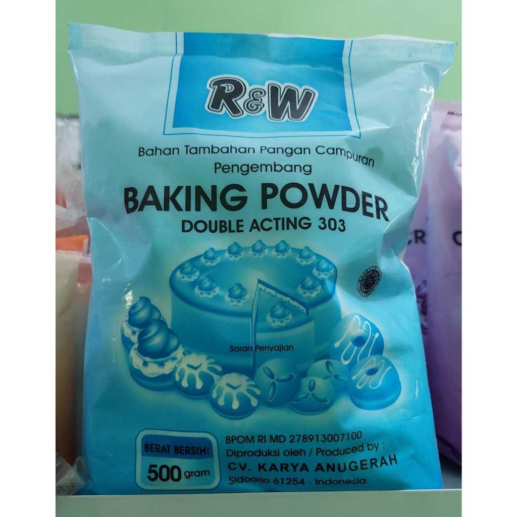 

BAKING POWDER DOUBLE ACTING R&W 500 gr