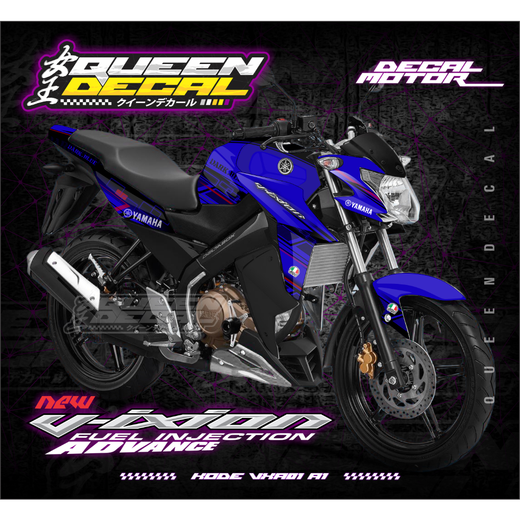 Decal Stiker Vixion Advance New 2015-2017 // Striping Fullbody Vixion Advance Kode VXA