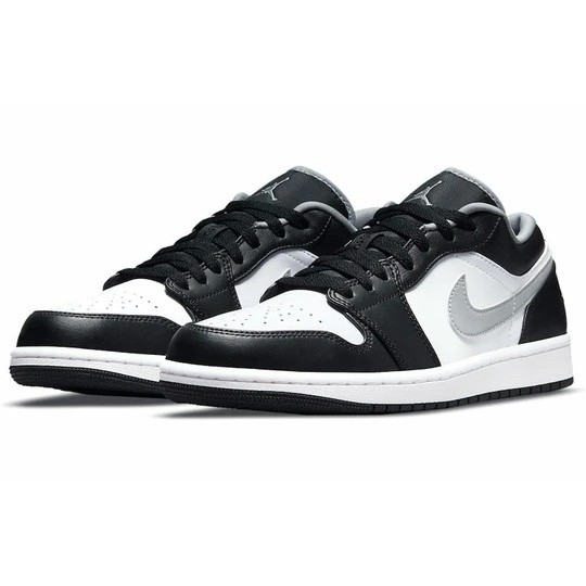 Jordan 1 Low Black White Grey 100% Original