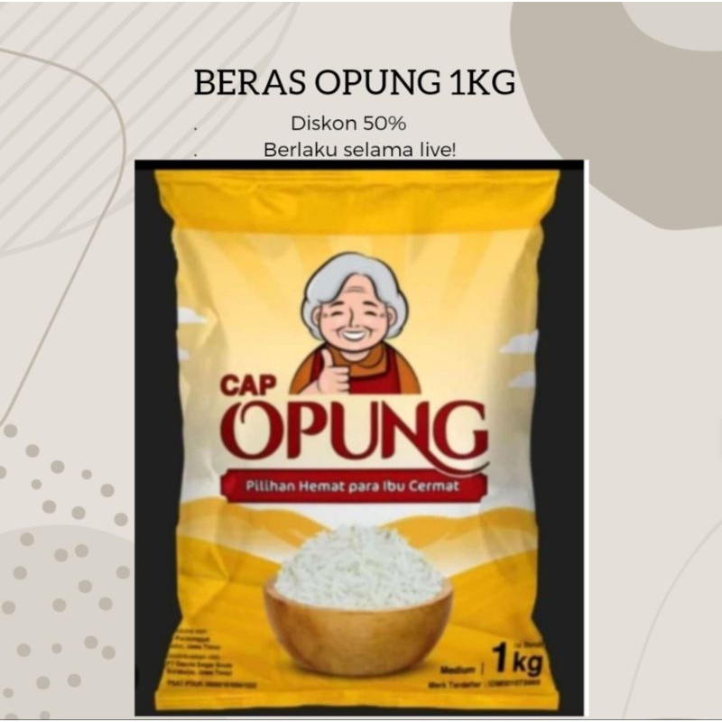 

beras opung kemasan 1kg