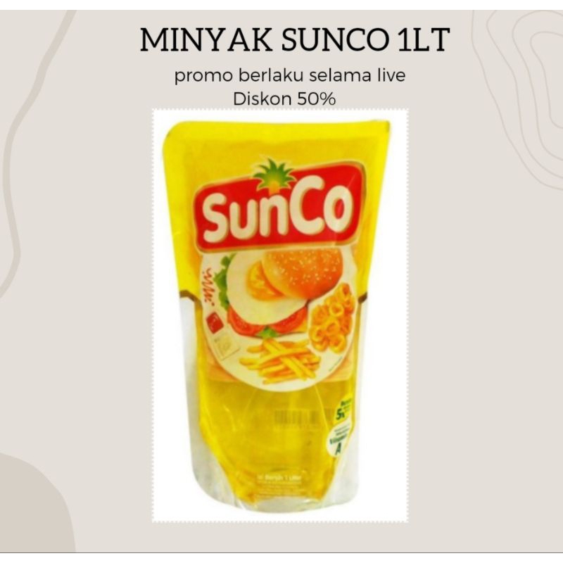

minyak Sunco kemasan 1 liter