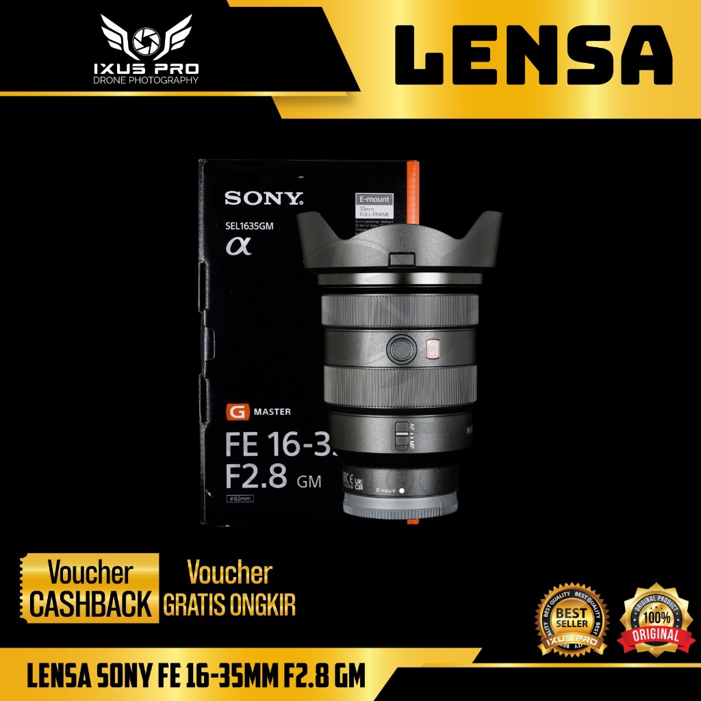 Sony FE 16-35MM F2.8 GM - Lensa Sony 16-35MM