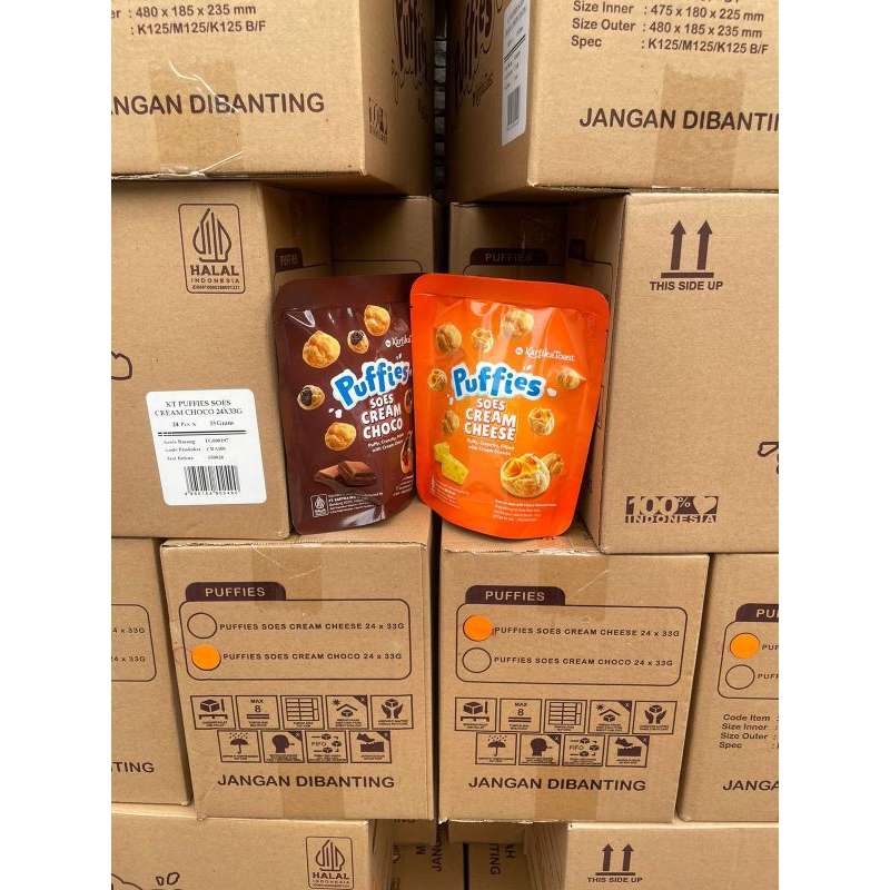 

Promo puffies kartika sari keju dan coklat