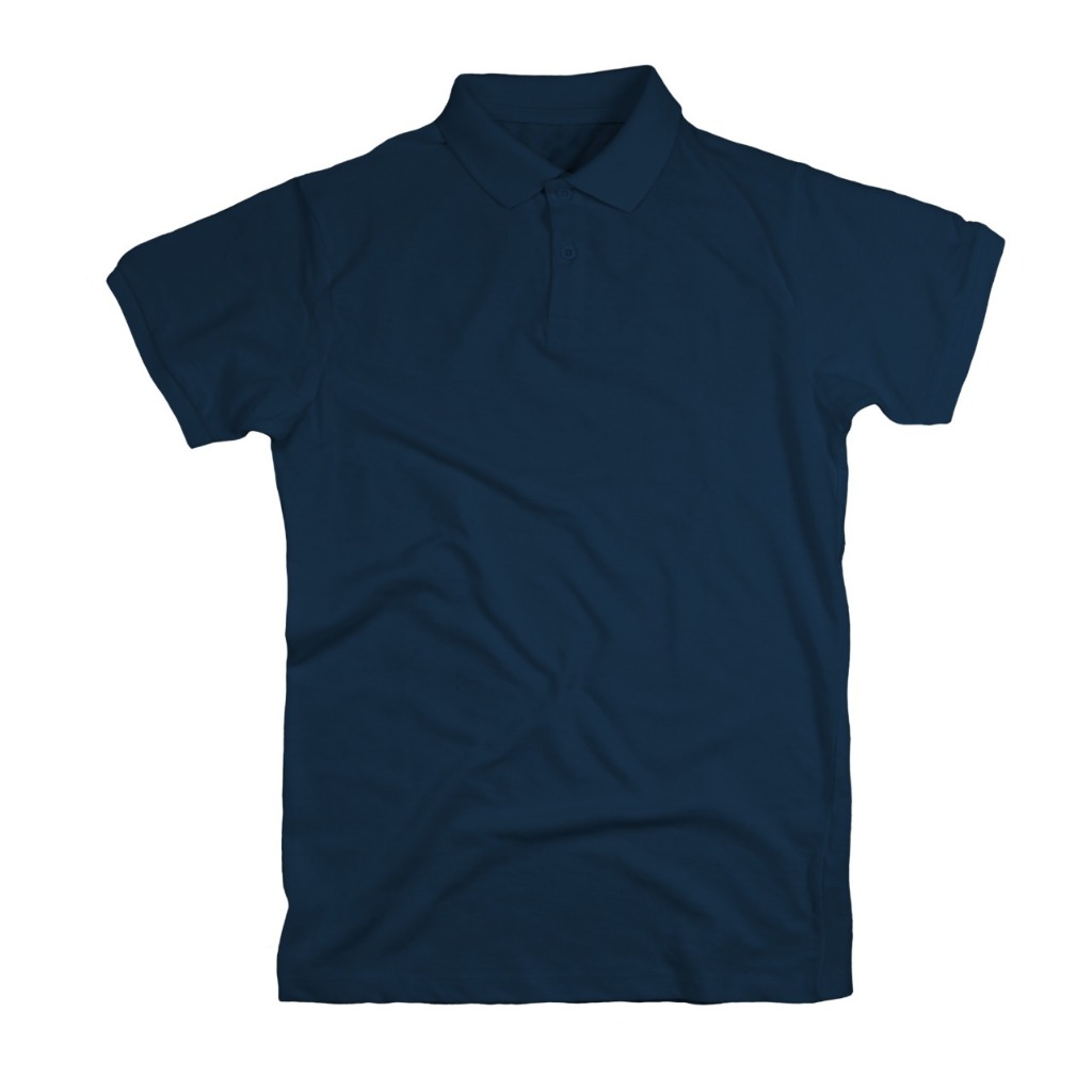 KAOS KERAH / POLO SHIRT COMBED PIQUE DIAMOND 30S PENDEK - WARNA NAVY - AWESAM