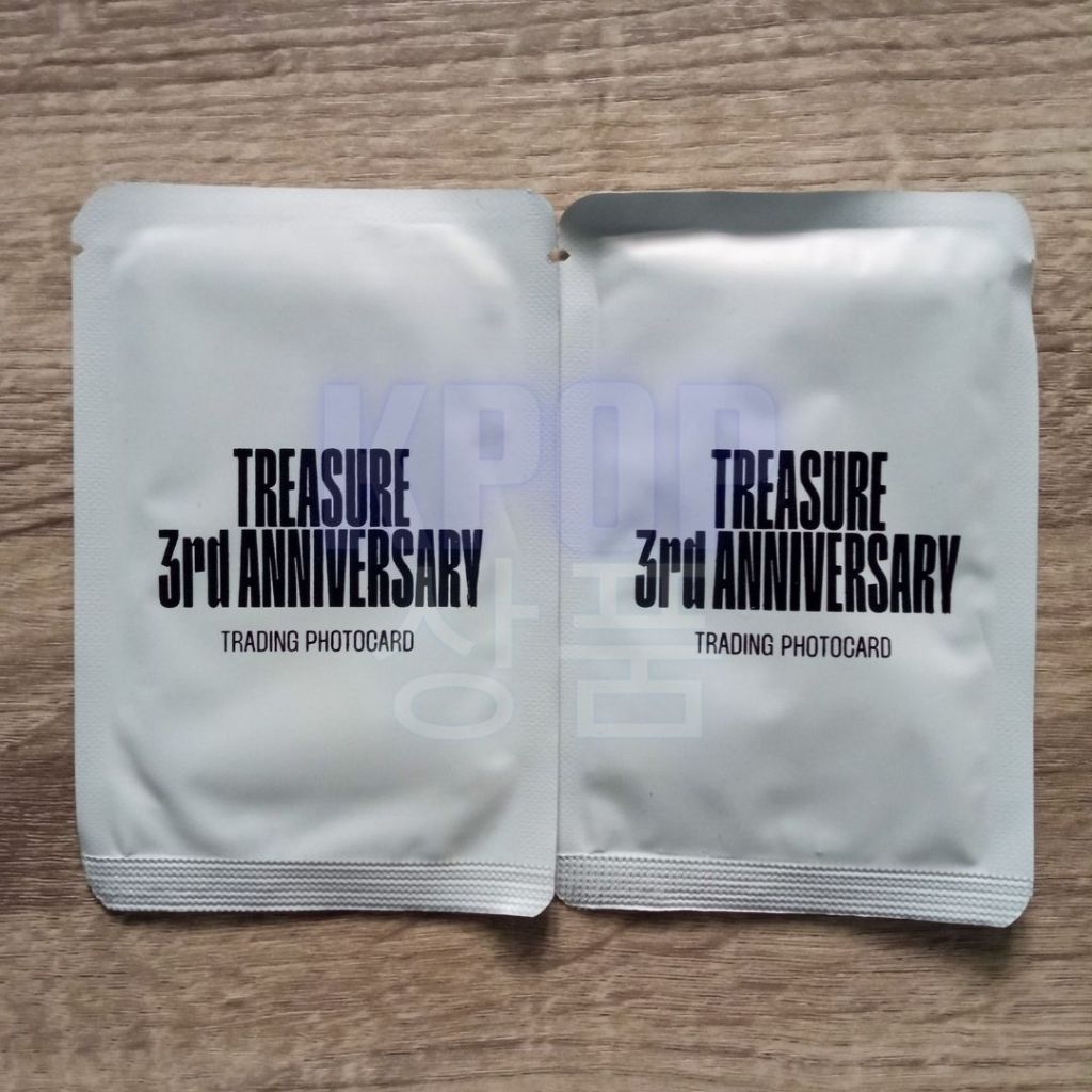 [READY STOCK] TRADING CARD SEALED TREASURE 3RD ANNIVERSARY MERCH PHOTOCARD PC