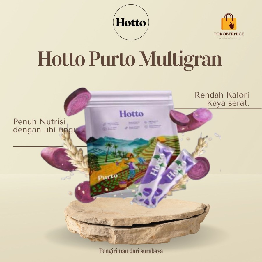 

Hotto Purto Oat 1 POUCH ISI 16 Sachet Hotto Purto sachet multigrain hottopurto