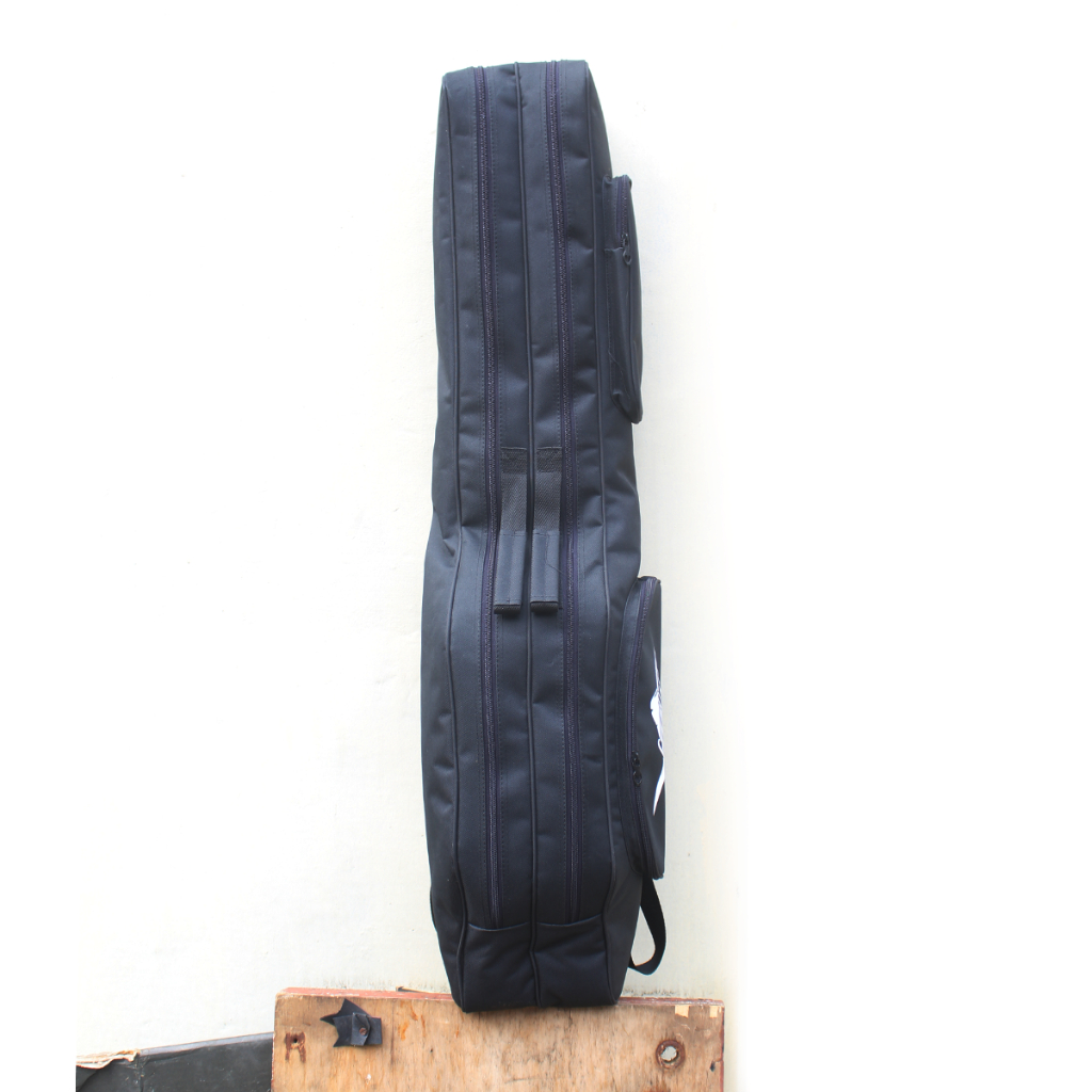 Tas Joran Pancing Bahan Terpal Truck Tebal Model Ransel Gendong Double 2 Ruang Lurebags