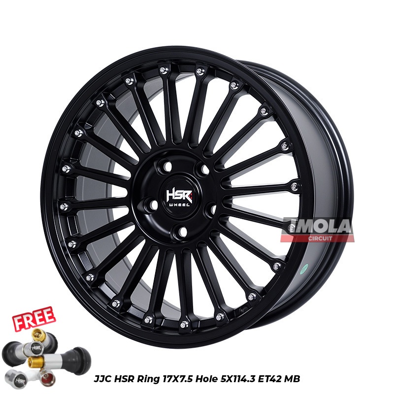 Velg Ring 17 Mobil Rush Terios HRV Xpander Velg Mobil HSR JJC R17 Lobang 5 PCD 114,3