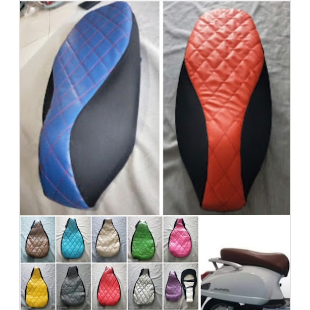 Kulit jok motor listrik uwinfly T3 model wajit / sarung jok molis exotic BF U7 GODA 220 motif wajit 