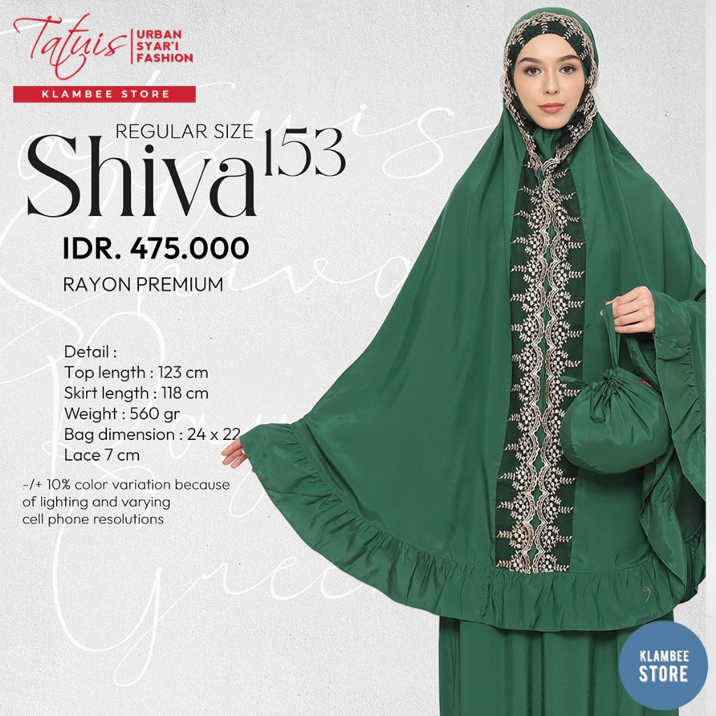 Tatuis Mukena Dewasa Shiva 153 Rayon Silky