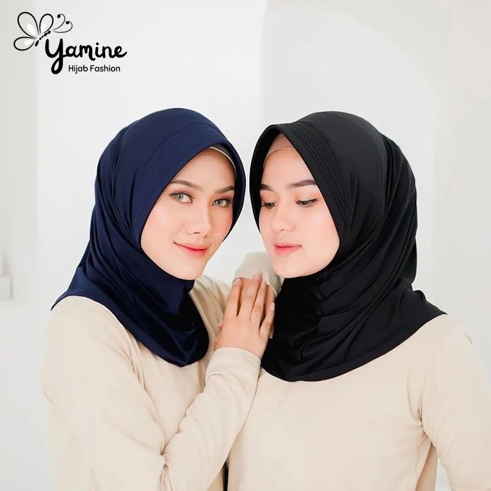 HIJAB BERGO MINI SPORT PET ANTEM JERSEY Jilbab Jibab Jilbap Hijap Kerudung Krudung Pesta Mewah Bergo
