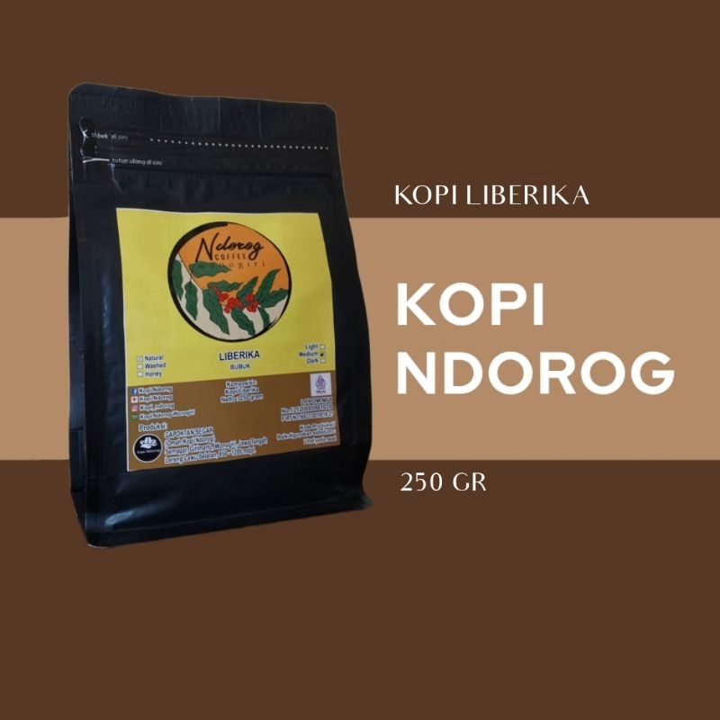 

Ndorog Kopi Liberika Wonogiri 250g
